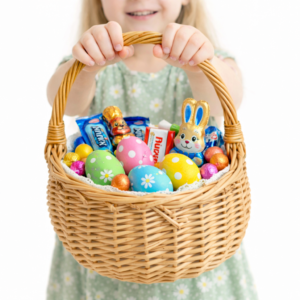 Koszyczek wielkanocny wiklinowy Bolerko 15 cm świąteczny