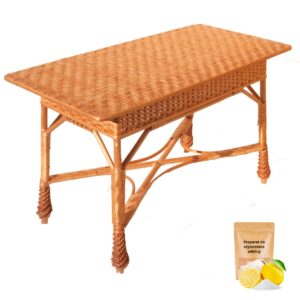 Stół wiklinowy prostokąt blat mata GRATIS środek do czyszczenia