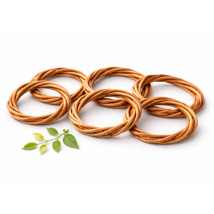 Obrączki na serwetki wiklinowe naturalne 6 szt – ringi dekoracja stołu boho